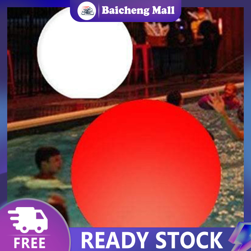 LED Beach Ball, Inflatable Light Up Beach Ball With Remote Control, Floating Pool Toys With 16 Colors Lights And 4 Modes For Kids Summer Parties Pool Decorations ราคา 101 บาท*ส่งฟรี