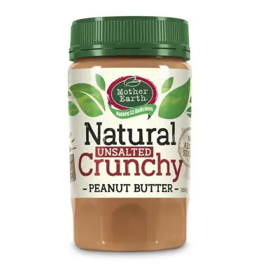 [ Bundle of 2 ] Mother Earth Peanut Butter Unsalted Crunchy - by Optimo Foods