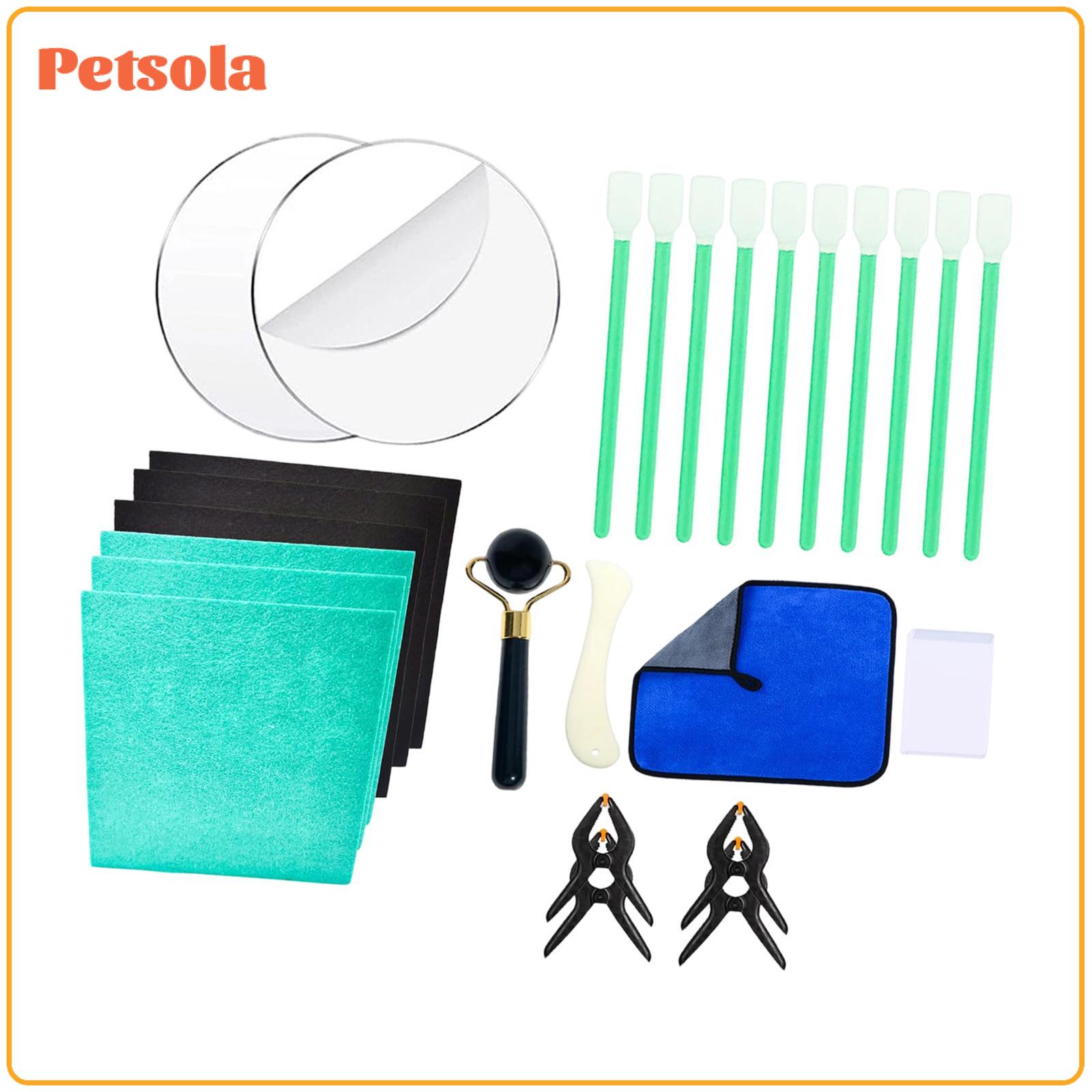 Trading Card Cleaning Kit Repair Tool Mats for Collectibles Round Acrylic Discs Restoration Tools Maintenance Accessories ราคา 1,323 บาท*ส่งฟรี