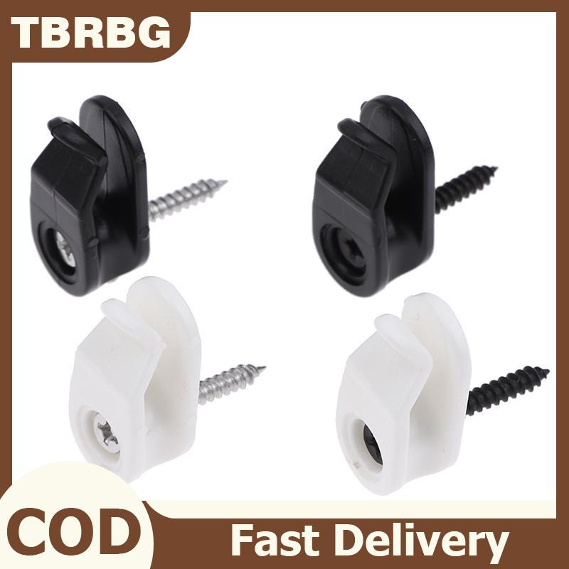 TBRBG 20ชิ้นตะขอแขวนไฟราวแขวนพลาสติกแบบสกรูไฟสำหรับประดับกระเช้าต้นไม้ ราคา 98 บาท*ส่งฟรี
