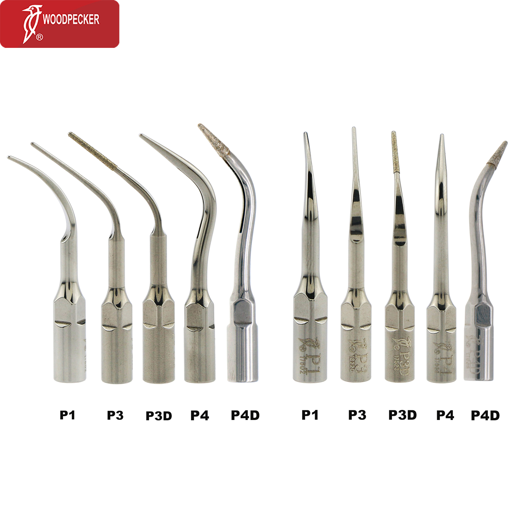 【Top Selling Item】 Woodpecker Ultrasonic Scaler Tips P-Series Endo Activation For Ems Uds Ultrasonic Piezo Scaler