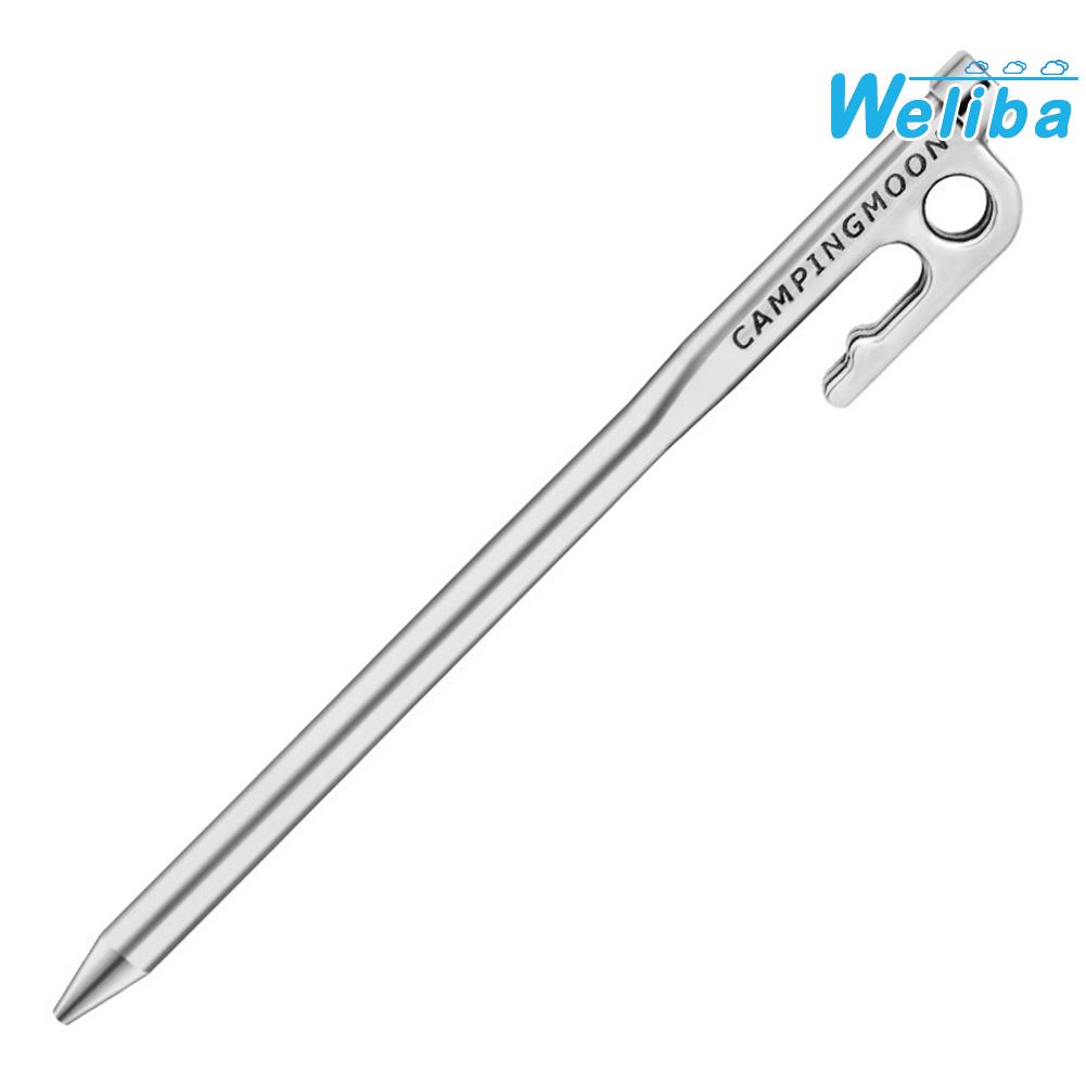 【Weliba】 20-40cm Length Tent Stake Accessories CAMPINGMOON Canopy Tent Stakes Pegs [New Hot Sale] ราคา 94 บาท*ส่งฟรี