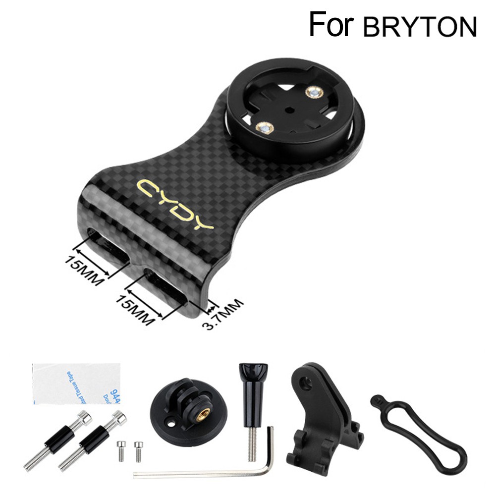 Sợi Carbon phụ kiện xe đạp an toàn và phong cách gắn kết chủ cho Garmin