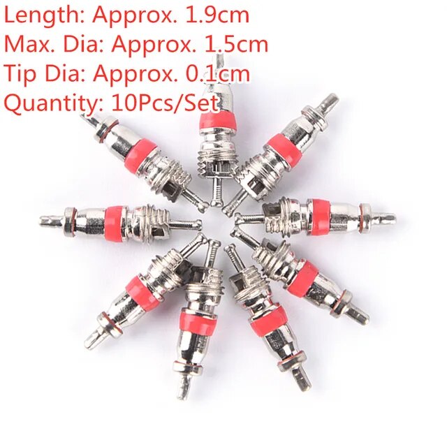 4 cái bạc có thể tháo rời Lõi van Presta thay thế cho xe đạp MTB/van xe đạp đường trường và dụng cụ tháo gỡ mới