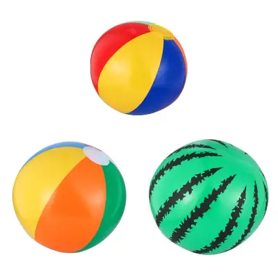 F8C503Y Girls Multicolor Party Decorations Ball for Kids Inflatable Beach Ball Summer Toys