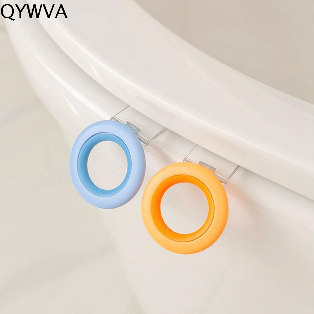 QYWVA Dày dặn Chất liệu ABS Tránh va chạm Đa chức năng Tay nắm nắp bồn cầu Tay nâng nhà vệ sinh Phụ kiện WC Thiết bị nâng nhà vệ sinh