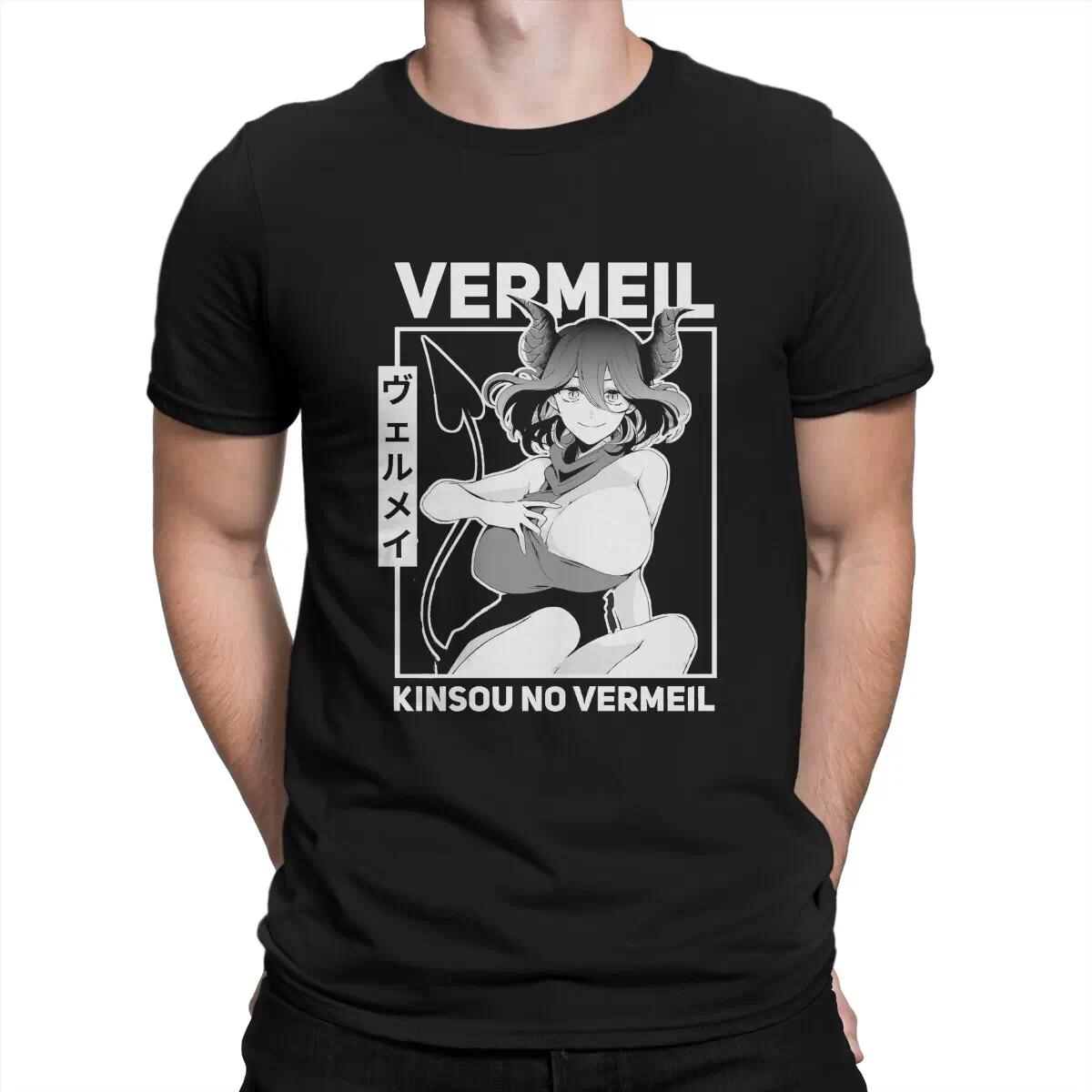 O Neck Anime Vermeil In Gold Tees Short Sleeve Clothing New Arrival Vermeil manga T Shirt for Men Co