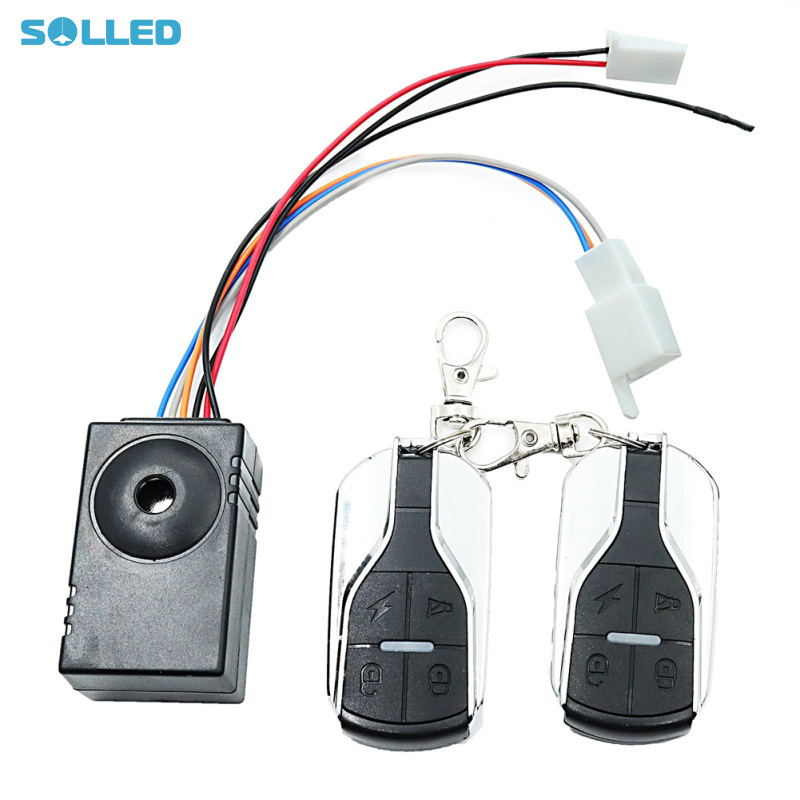 E-Bike Anti-Theft Alarm System, Smart Security, Remote Control Detector, Scooter, Bicycle, 36-48-60-72V Anti-Theft Locator For Automobiles Bicycles, Motorcycles ราคา 139 บาท*ส่งฟรี