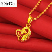 Pure 24k Gold Nasanangla Choker with Rose Pendant for Women