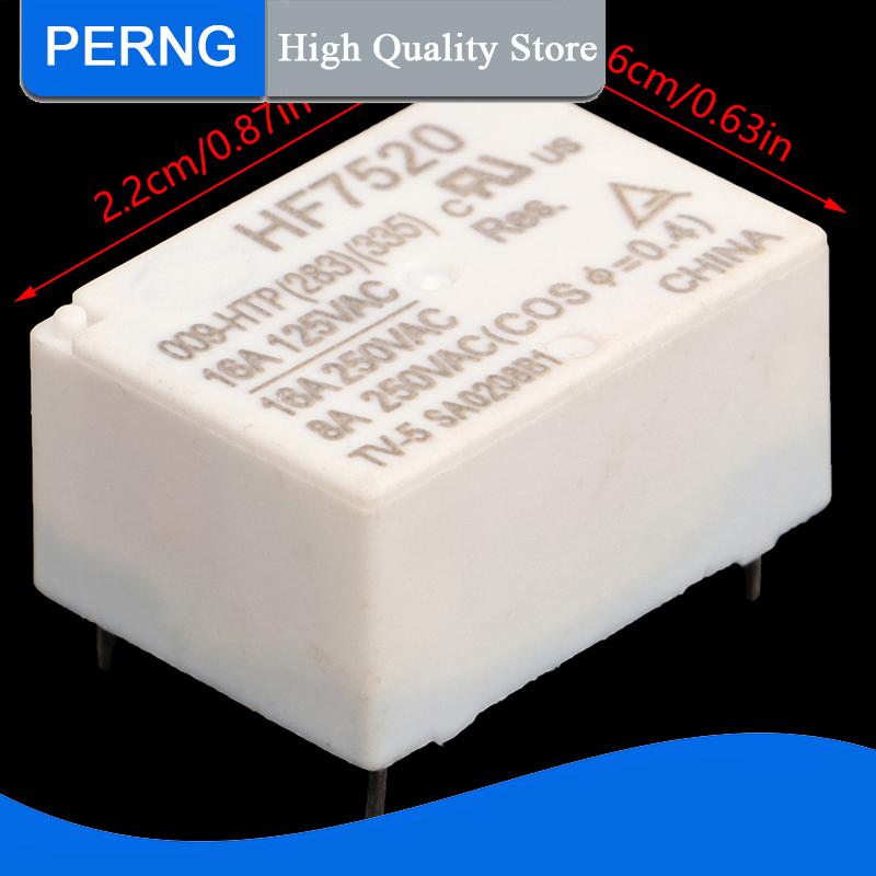 [PERNG] Tehe Hf7520 009-htp tải cao 10a 16A thường mở 4-pin kê nhiệt độ không đổi điện sưởi ấm ấm tiếp sức