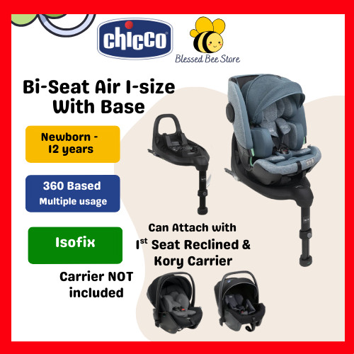 Chicco Bi-Seat Air I-size With Base