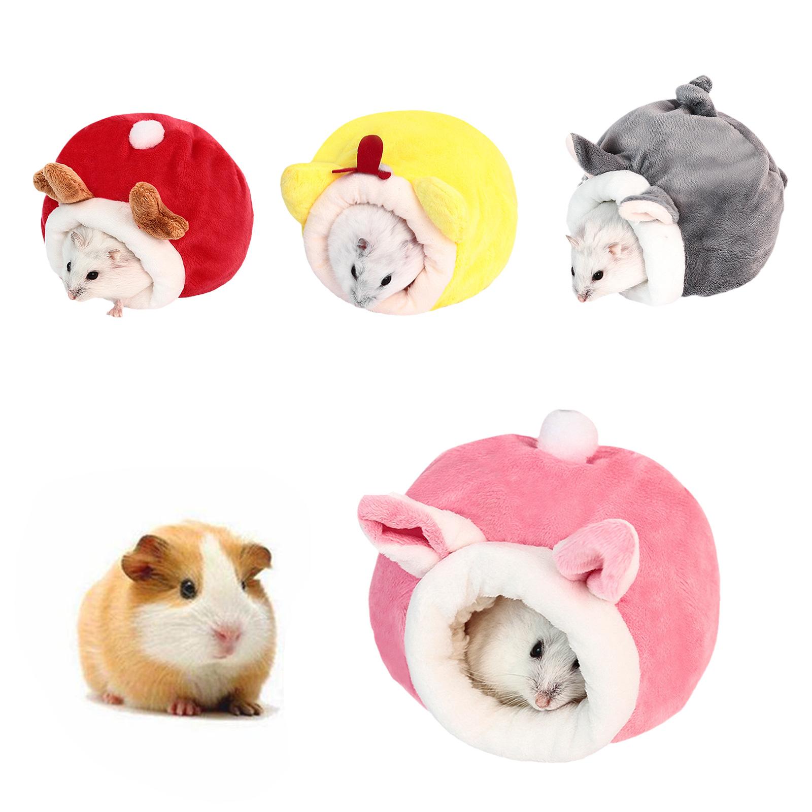 Hamster Cotton House Soft Smooth Comfortable Warm Pet House Bed Hamster Nest W6U1