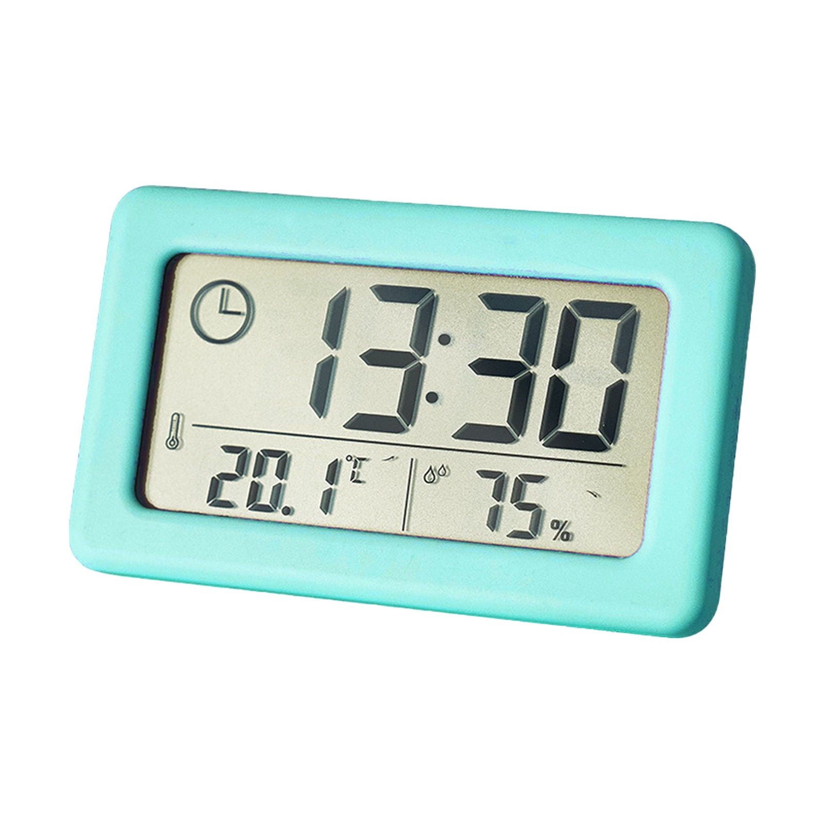 Desktop For Bedside Battery Powered Temperature Humidity Wall Mounted Digital Clock Large Screen LCD Display Monitor Car Table