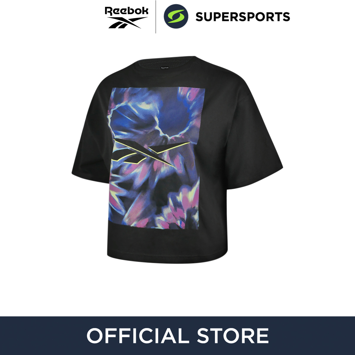 REEBOK Floral Graphic Women's Training T-Shirt ราคา 495 บาท*ส่งฟรี