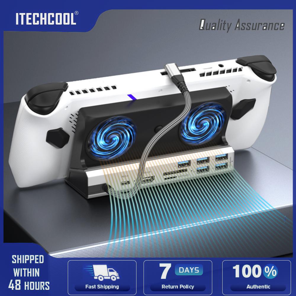 Docking Station HDMI-Compatible Dock Console Hub 4K 60Hz USB C Docking Station Type C USB 3.0 2.0 RJ45 for ROG Ally Game ราคา 1,383 บาท*ส่งฟรี