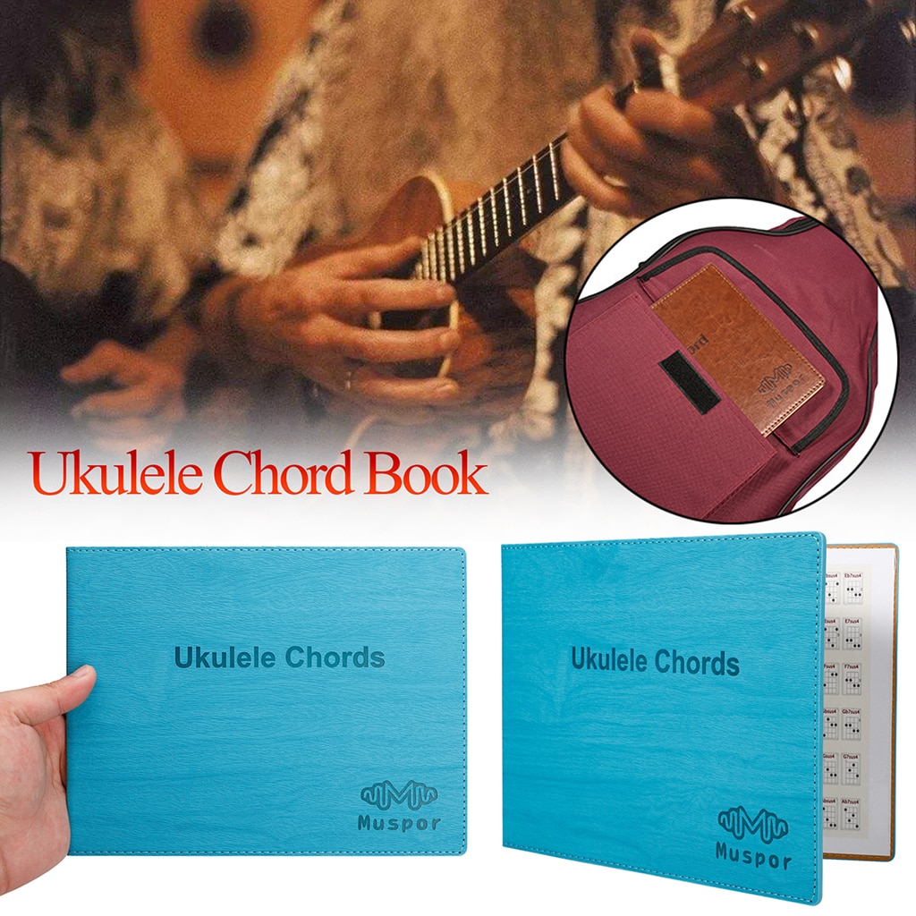 Portable Ukulele Chord Chart Songbook Over 180 Chords Collect All A-Ab Tone