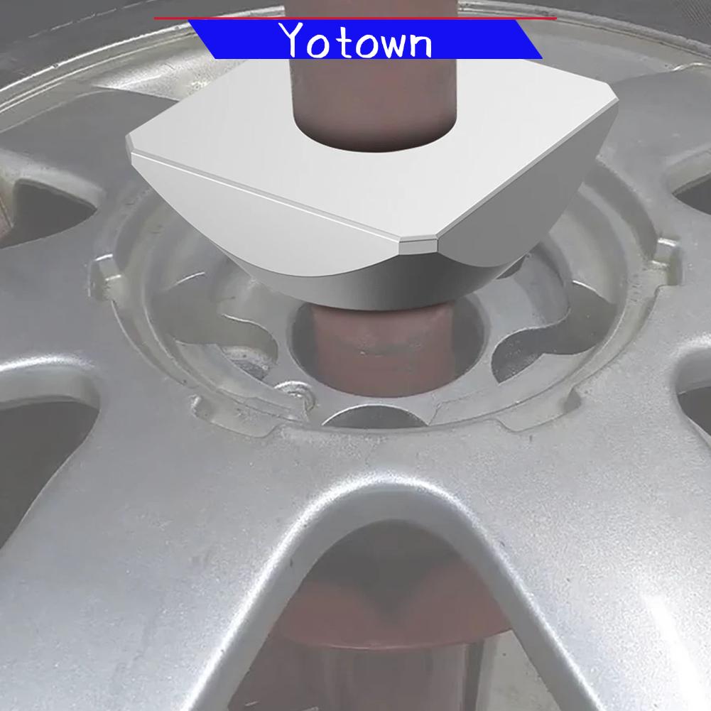 Yotown Dụng cụ thay lốp CHICIRIS Nón định tâm được nâng cấp Nón giữ cố định cho bánh xe lớn Tương thích với hầu hết các ô tô Công cụ thay thế dự phòng cho máy thay lốp thủ công