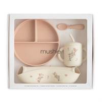 Mushie Silicone Feeding Toddler Set