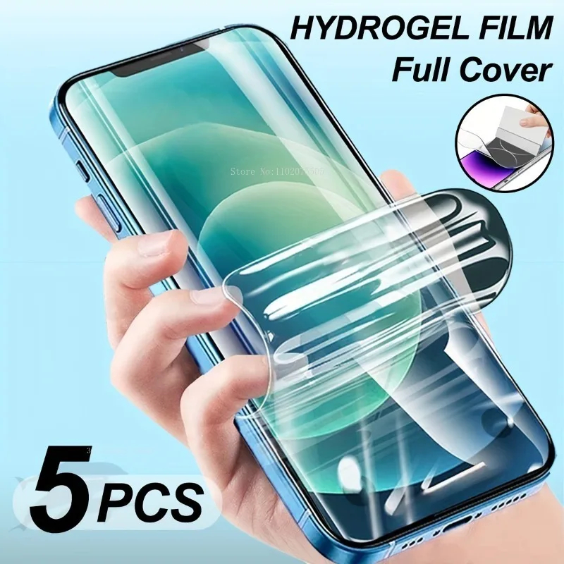 Clear Screen Protector for HONOR PLAY 9T Hydrogel Film Full Coverage Anti-Scratch High Sensitivity Soft Protective Film
