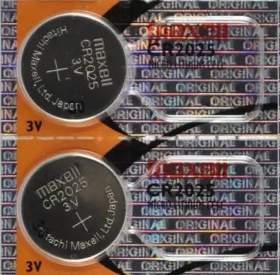 Maxell CR2025 2025 (1 pieces pack) 3V Lithium Button Cell Battery Made in Japan (Singapore Local Stock)