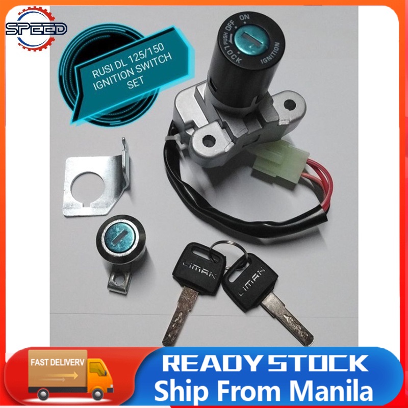 Rusi Neptune Zx125 Ignition Switch W/ Gas Tank Cap Anti-Theft