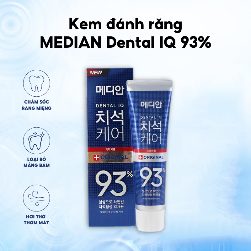 Kem đánh răng MEDIAN Dental IQ 93% Hàn Quốc - 120g