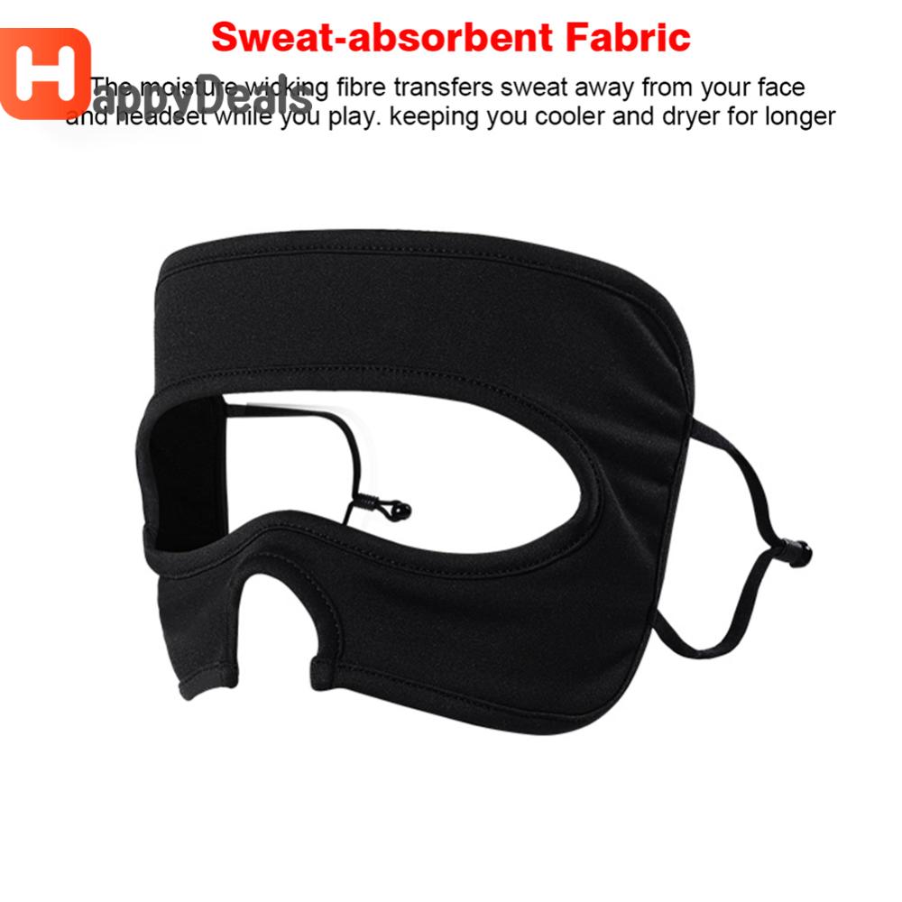 【New Arrival】VR Accessories Eye Mask Cover Elastic Adjustable Sweat Band for Oculus Quest 2/1 ราคา 64 บาท*ส่งฟรี