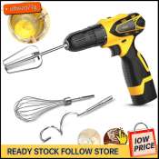 Stainless Steel Electric Egg Beater Mixer - Baking Tool