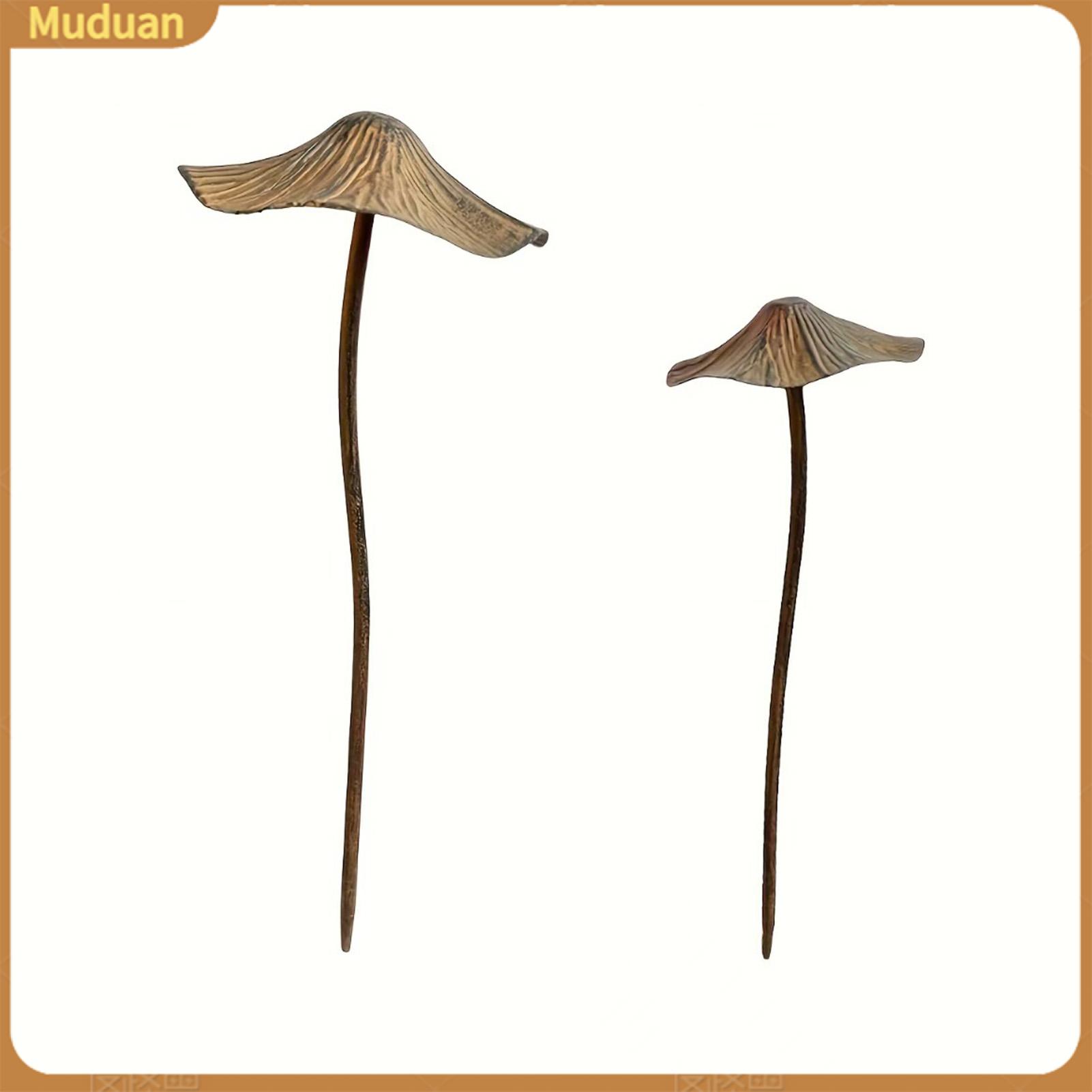 muduan Garden Plant Marker Garden Solar Light Stake Rust-proof Metal Mushroom Garden Statue Outdoor Iron Mushroom Stake for Patio Lawn Yard Flower Pot Decoration Durable Planter Decor for Asia Gardens Giá 189,136 Đồng*Miễn phí vận chuyển