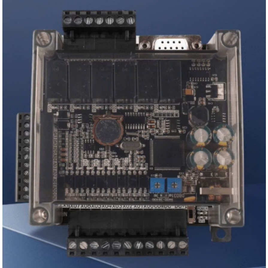 TH FANCO Mitsubishi GXWorks2, Bộ Lập Trình PLC FX3U 32MR FX3U-48MR FX3U-48MT 32MT 14MR RS232 RS485 RTC 6AD2DA FX1N - FX3U-14MR-6AD-2DA FK