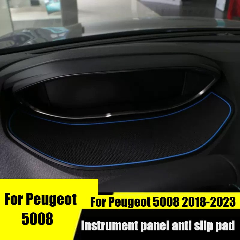 Cho Peugeot 5008 2023 2022 2021 2020 2019 2018 2017 bảng điều khiển chống miếng phanh trang trí Bảng điều khiển trung tâm điện thoại chống miếng phanh
