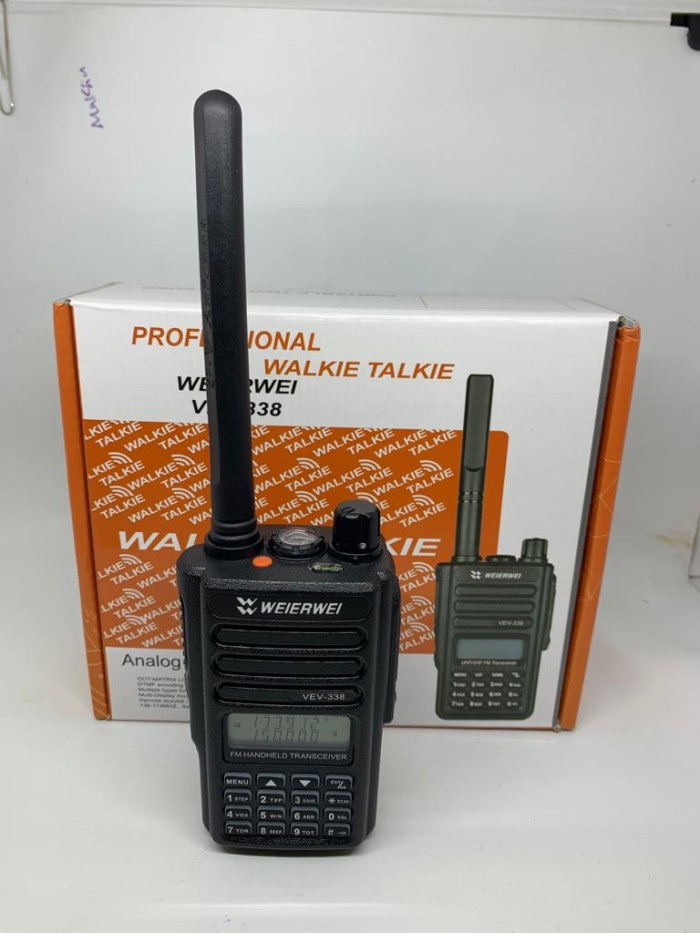 HT HANDY TALKIE WEIERWEI VEV-338 VHF NEW Harga  671,000 Ringgit*Penghantaran Percuma
