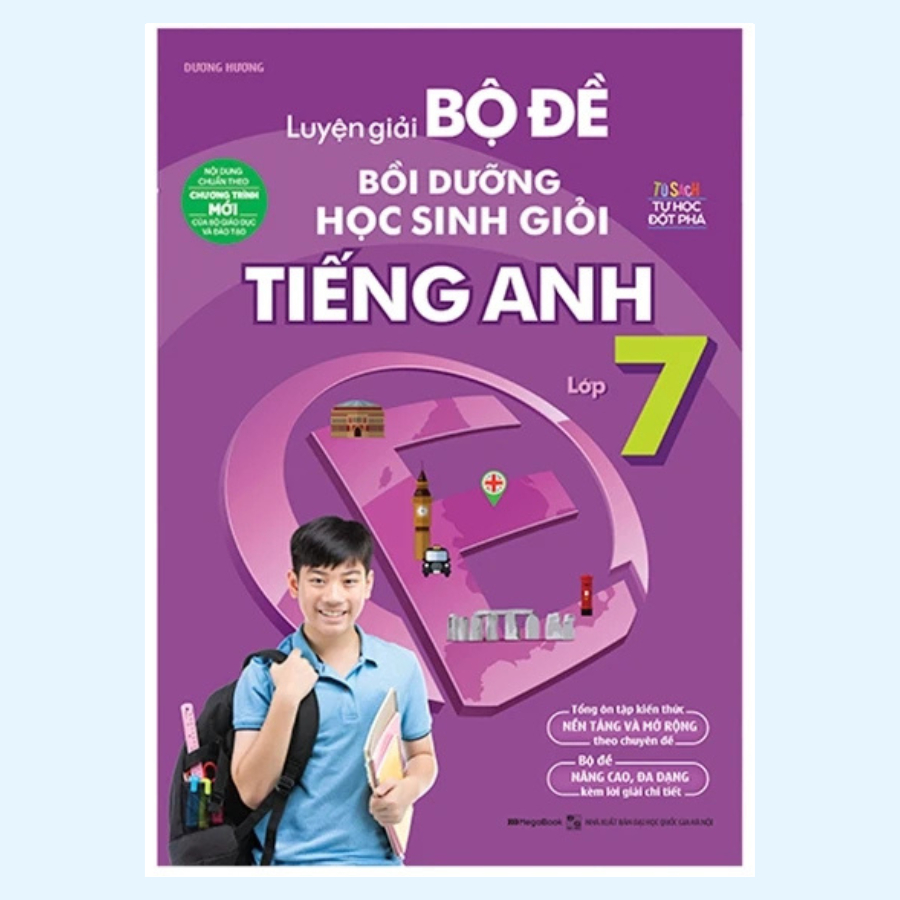 Sách - Luyện Giải Bộ Đề Bồi Dưỡng Học Sinh Giỏi Tiếng Anh Lớp 7 (MGB)