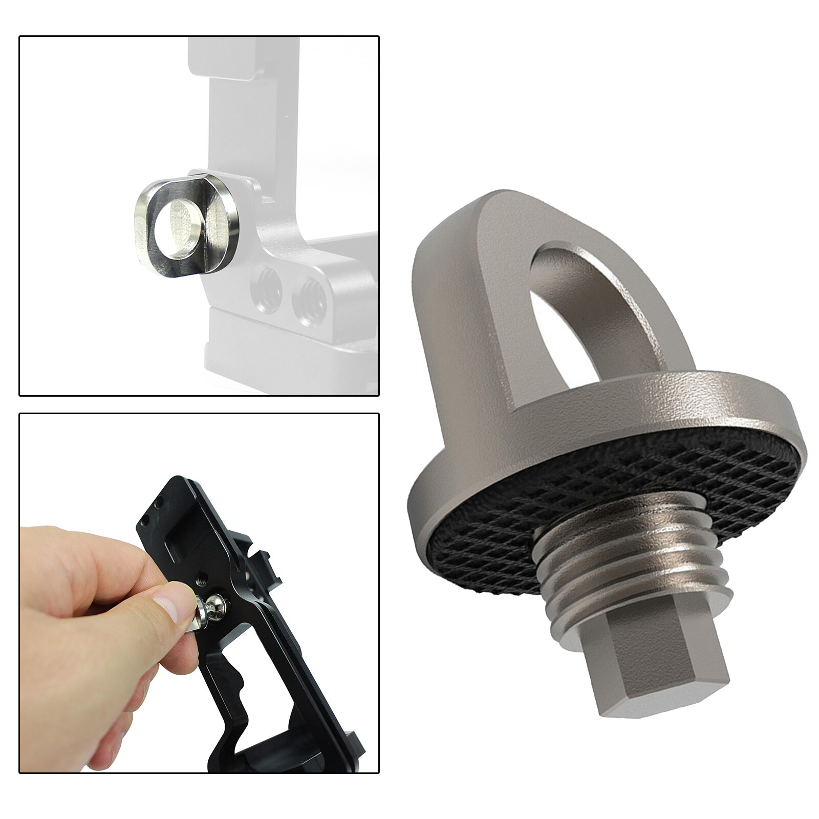 LazaraToy Vít Cố Định Máy Ảnh Máy Ảnh DSLR DSLR, Vít Máy Ảnh 1/4 "Cố Định Cho Dây Đeo Cổ