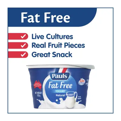 Pauls Fat Free Natural Yoghurt