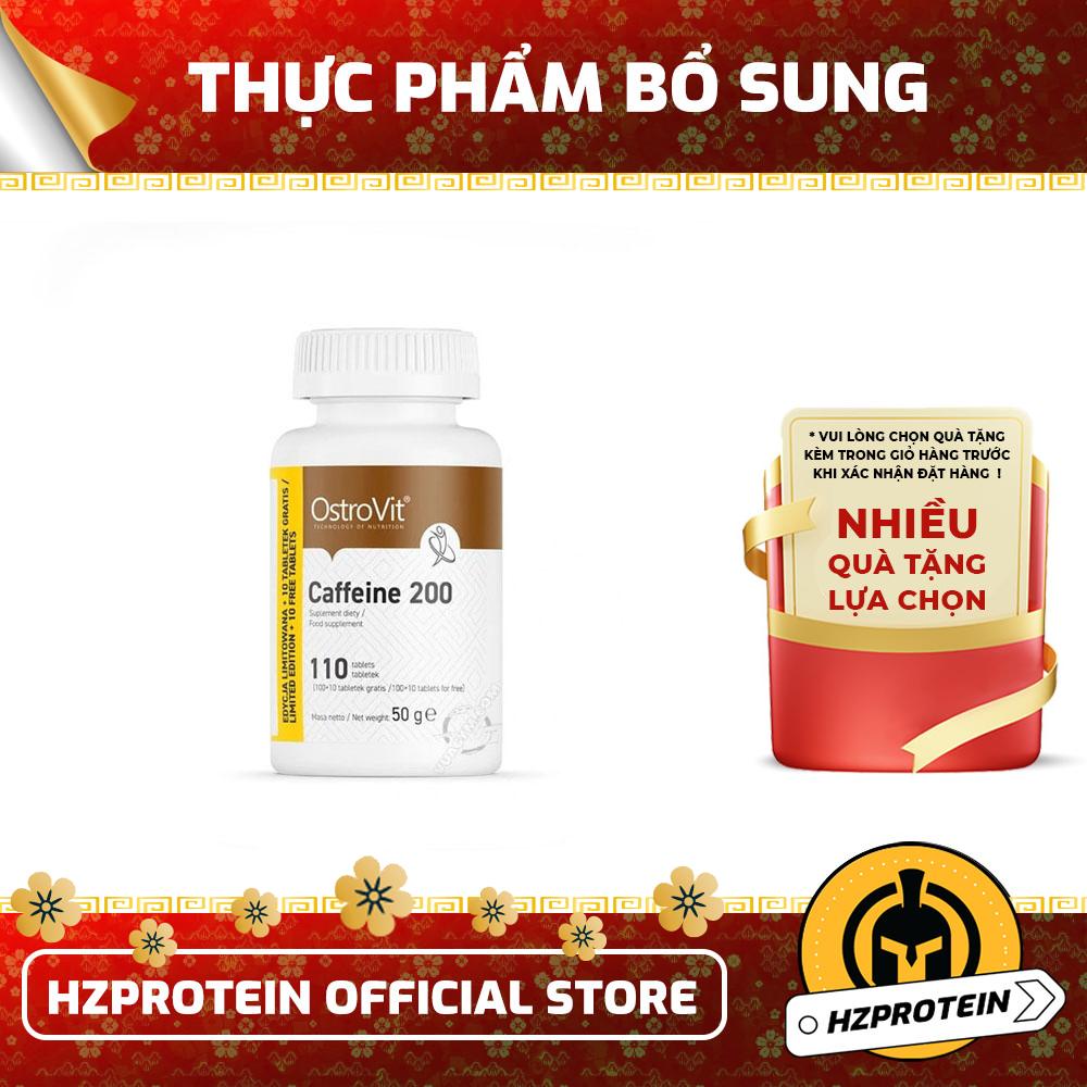 [HCM]Ostrovit Caffeine 200mg - Viên uống giúp tỉnh táo tập trυng tinh thần trong lúc tập luyện - 110 viên