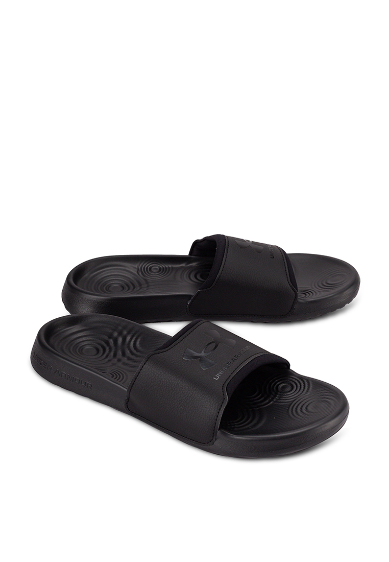 Discount on Under Armour  shoes - SKU: Under Armour Ignite Select Slides for Men - Black/Black/Ultimate Black