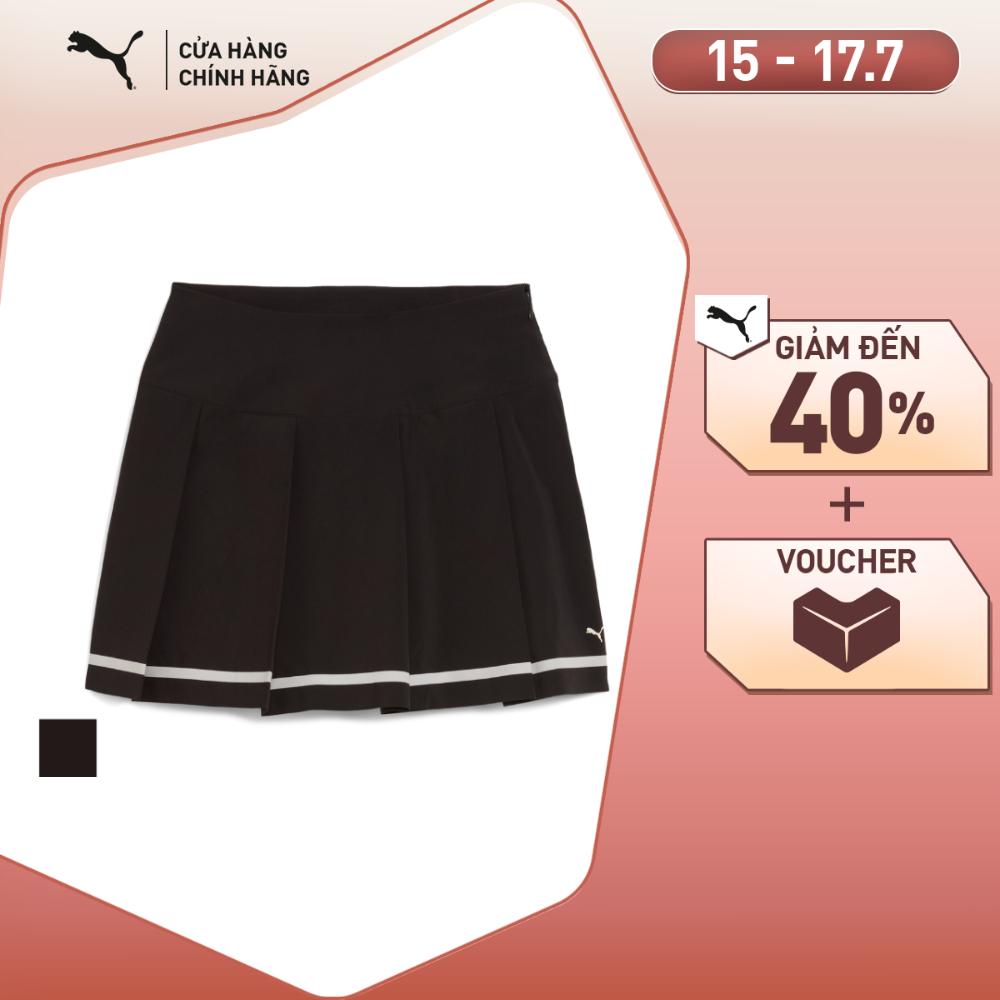 Váy Thể Thao Golf PUMA Nữ W Stripe Pleated Skirt