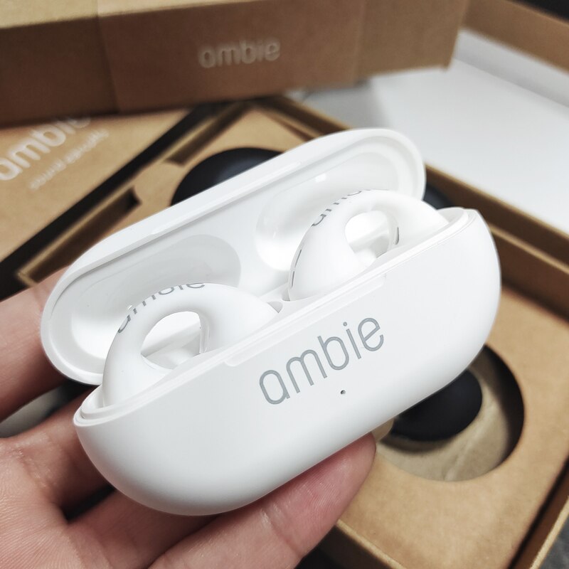 Pro 1:1 Per Ambie Sound Earcuffs Orecchino Auricolari Bluetooth senza fili TWS EarHook Auricolare Sport Auricolare per iPhone Xiaomi_voghion.com