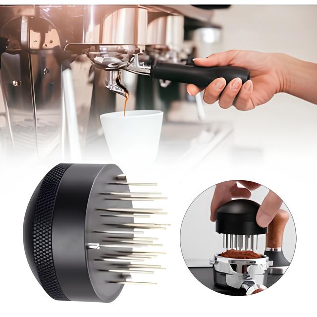 อุปกรณ์ชงกาแฟ เครื่องมือปรับระดับ เข็มชงกาแฟแบบใช้มือ โลหะผสมอลูมิเนียมคุณภาพสูง เข็มผงกาแฟ ราคา 129 บาท*ส่งฟรี