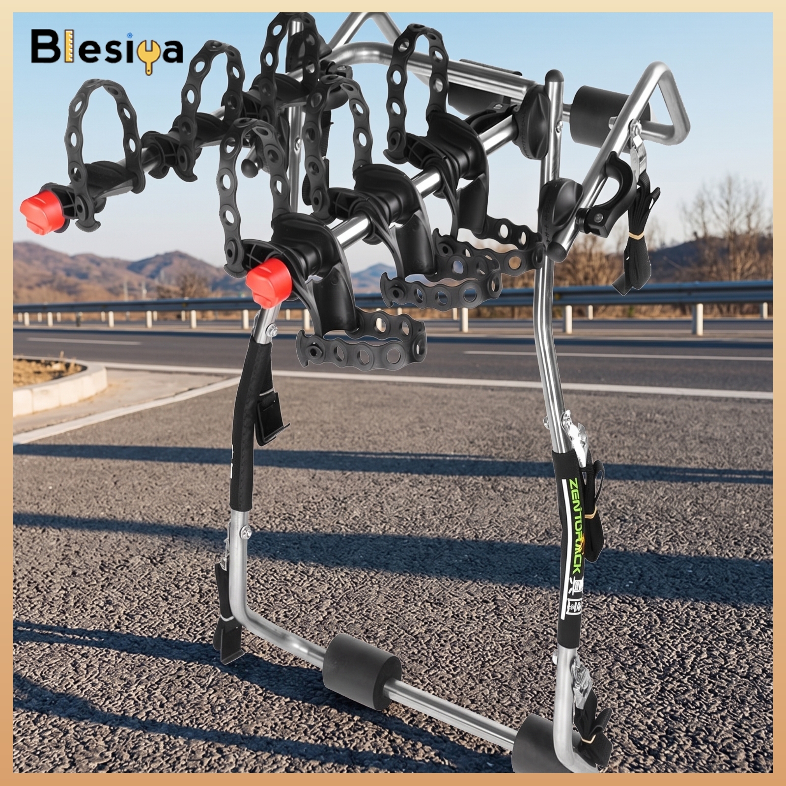 Blesiya Universal Fit Trunk Bike Rack Stable Trunk-Mounted Two-Wheeler Rack Sturdy 3-Bike Carrier for Families Giá 5,508,104 Đồng*Miễn phí vận chuyển
