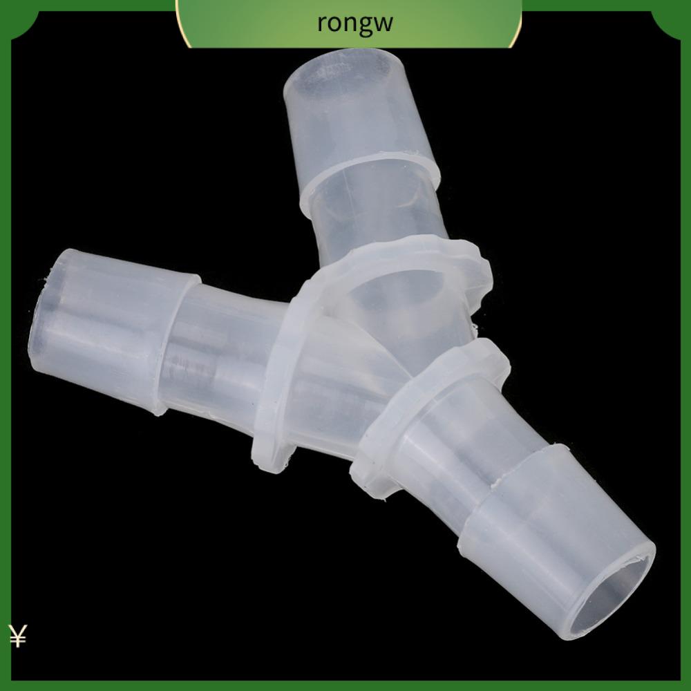 RONGW 10PCS Nhựa Phụ kiện ống mềm Trong suốt Nhiều kích cỡ Đầu nối bơm khí bể cá Dễ quan sát Đầu nối nhánh Đầu nối 3 chiều Bể cá
