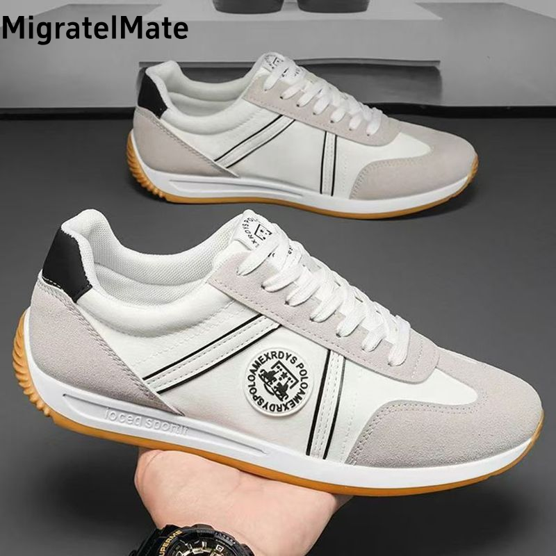 MigratelMate รองเท้าสปอร์ตผู้ชายทรงกลมดีไซน์สวยงามและทนทาน ราคา 185 บาท*ส่งฟรี