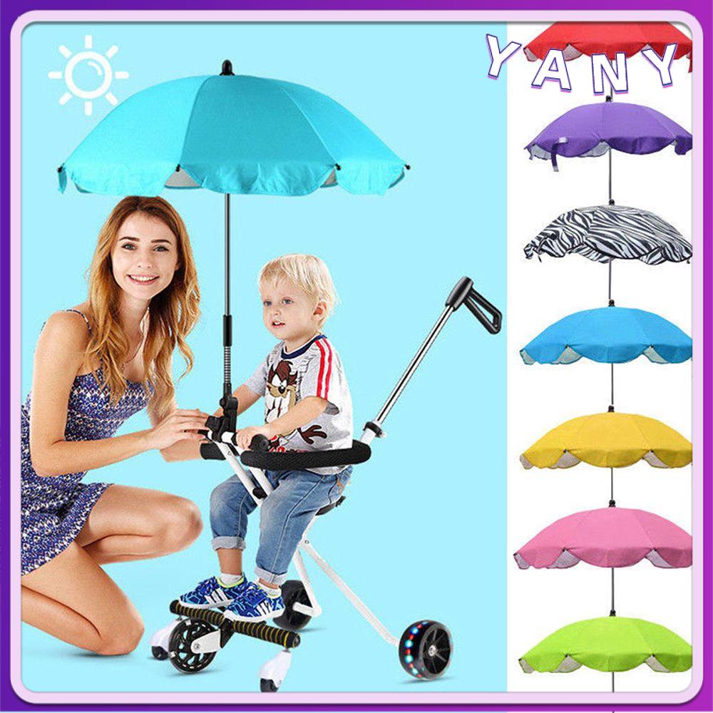 YANY Bền chặt Sun Rain Universal Phụ kiện xe đẩy Bảo vệ Tán cho Xe đẩy Parasol Buggy Ô che nắng cho bé Shade Canopy Covers