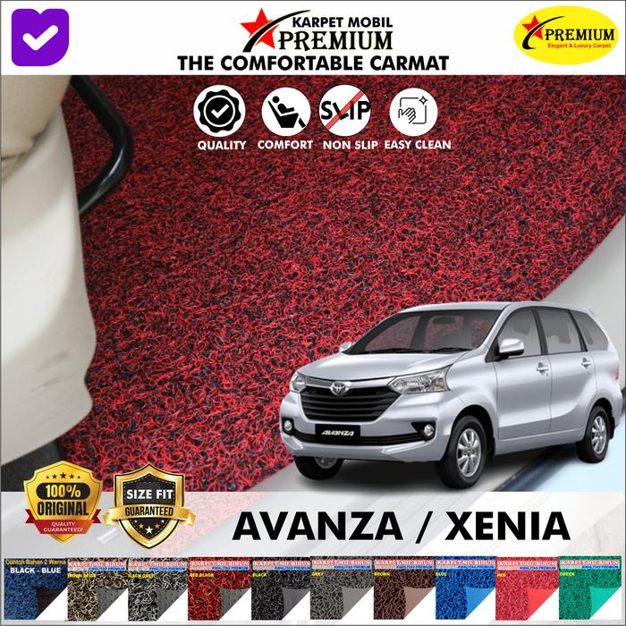 KARPET MOBIL MIE PREMIUM AVANZA / XENIA NON BAGASI 1 WARNA-Sukses Gemilang21 Harga 1,171,857 rupiah*Gratis Ongkir