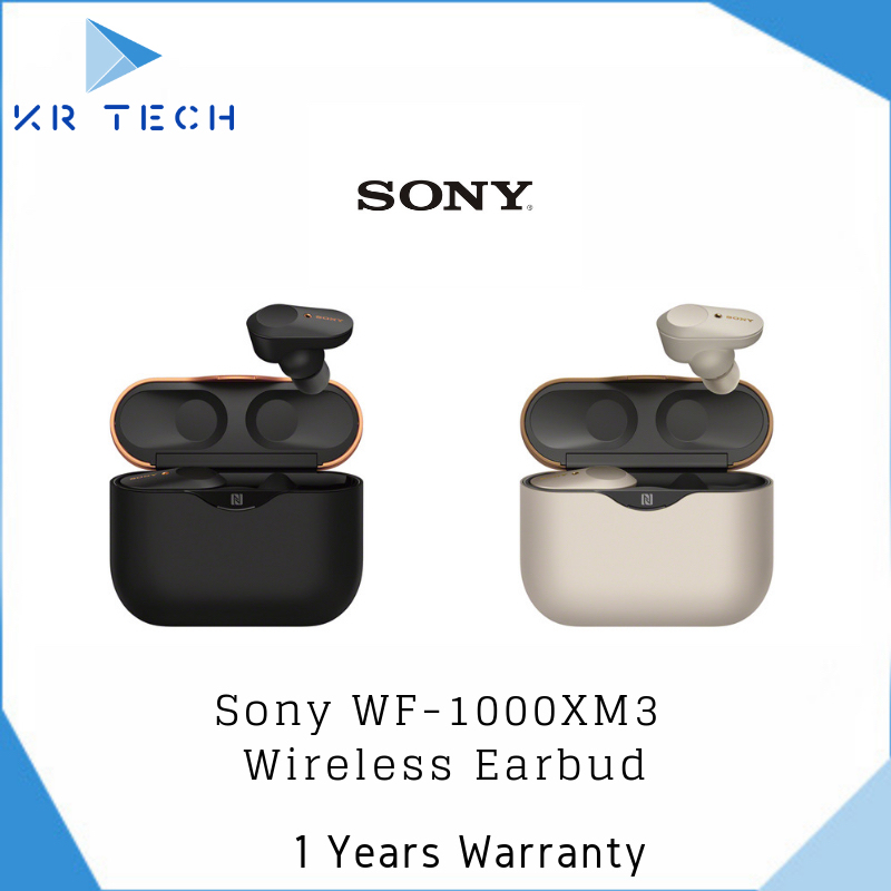 FREE POWERBANK Sony WF-1000XM3 English Version w/ Google Assist (Stock in Singapore) with 1 Year Warranty Singapore