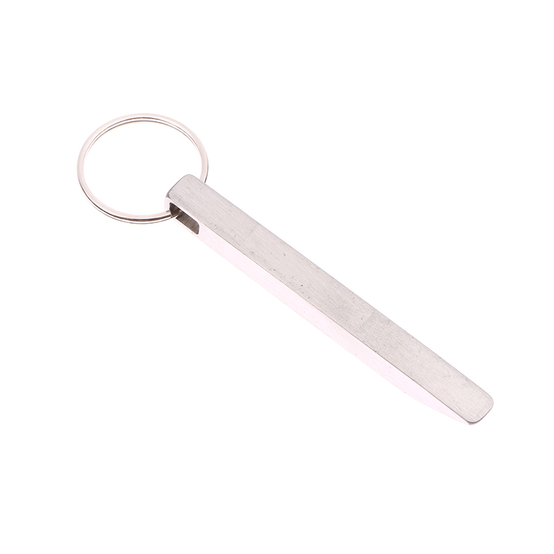 CHU Mini EDC đa chức năng thép không gỉ xà beng Pry Bar Pry Bar nhiệm vụ nặng nề Móc chìa khóa dễ dàng để thực hiện bền ngoài trời công cụ