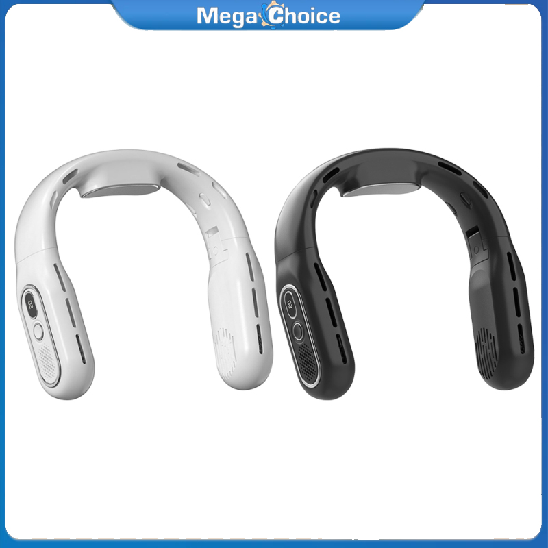 MegaChoice【Fast Delivery】T68 Portable Neck Fan USB Rechargeable With 3000mAh Battery Folding Hanging Neck Fan 3 Speeds For Indoor Outdoor Using ราคา 304 บาท*ส่งฟรี