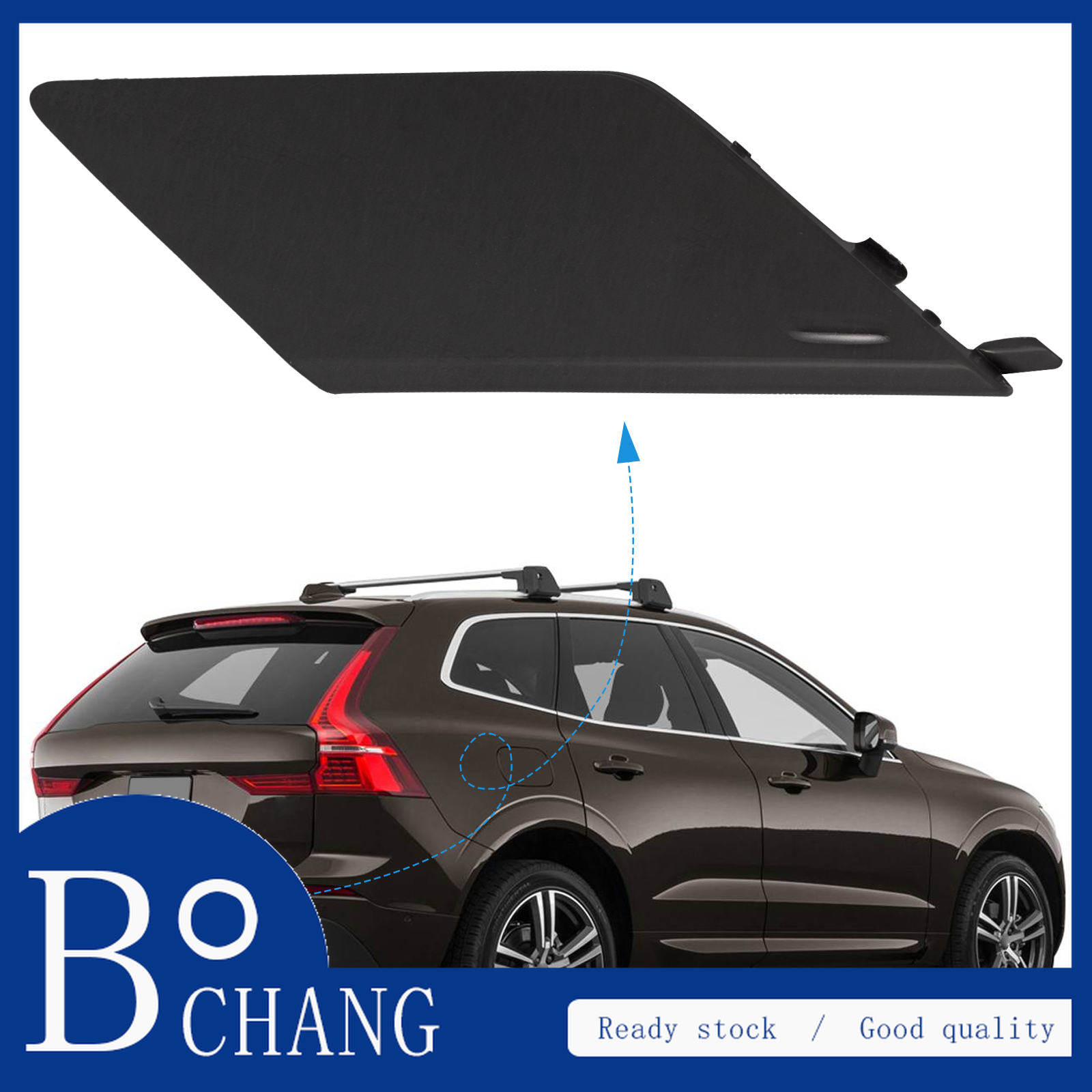 Rear Bumper Tow Hook Cover Cap Towing Eye Lid Fit For VOLVO XC60 Accessories 2018 2019 2020 2021 31449210 398490342