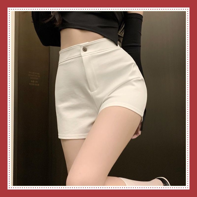 Quần Short Nữ Dance Khóa trước túi sau vải skiny m628